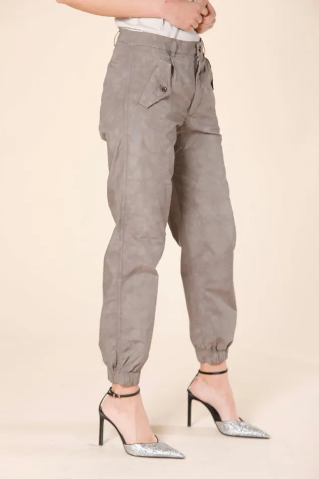 Woman Evita Cargo Pants In Cotton And Tencel Parachute Fabric Icon Washes Curvy Mason039s Pants
