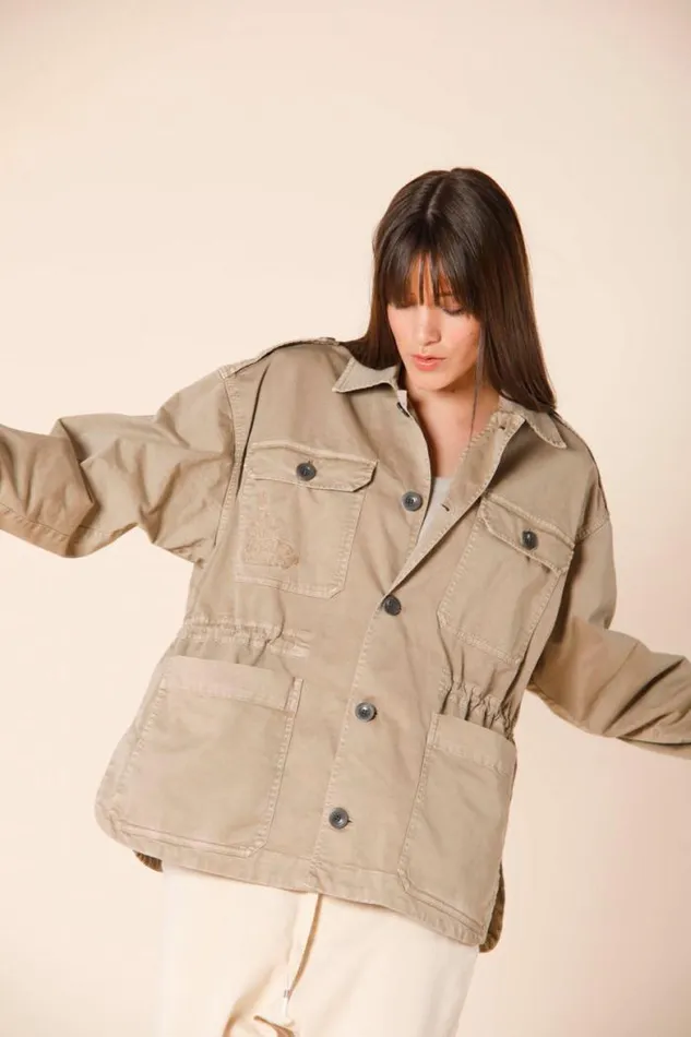 Woman Florance Field Jacket In Twill With Embroidery On The Pocket Mason039s Jackets