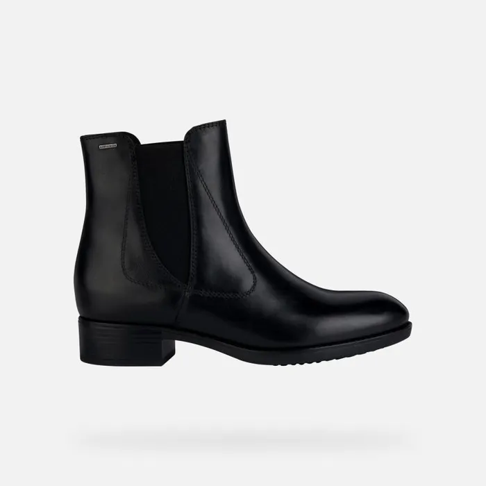 Woman Geox Ankle Boots FELICITY NP ABX C Chelsea Boots Black Woman Geox Black