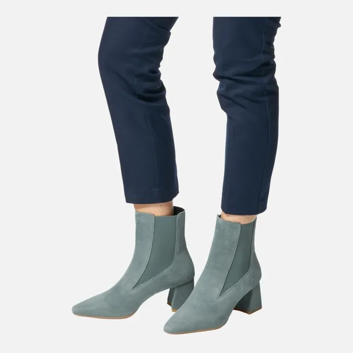 Woman Geox Ankle Boots GISELDA WOMAN Sage Medium Heel Ankle Boots Sage