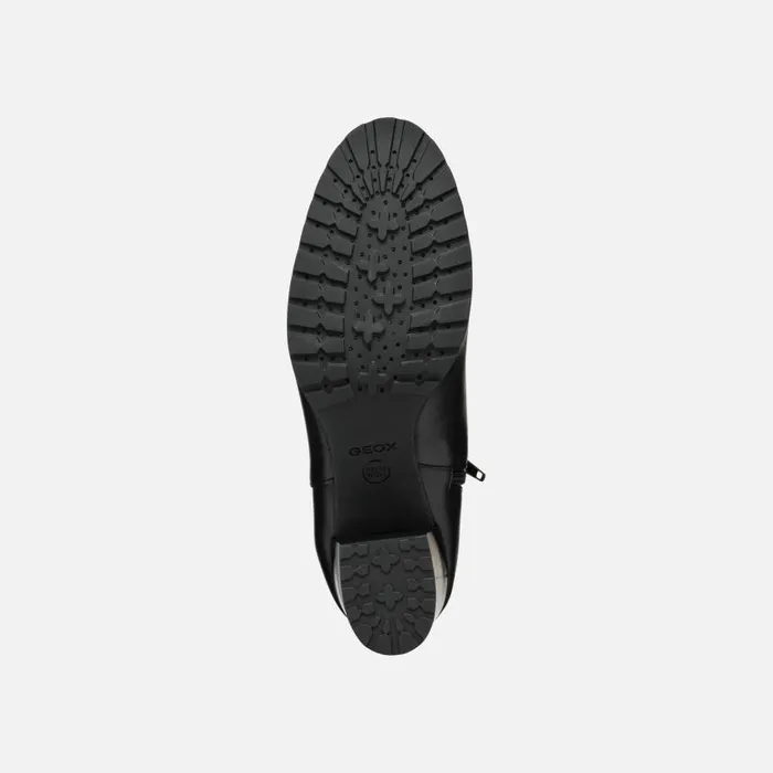 Woman Geox Ankle Boots NEW LISE ABX WOMAN Black Waterproof Ankle Boots Black
