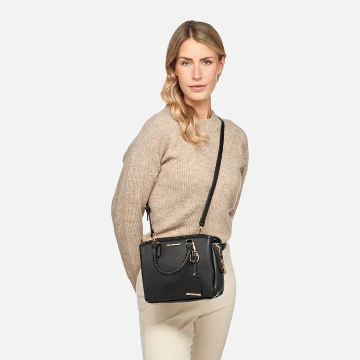 Woman Geox Bags ETHENI WOMAN Black Handbag Black