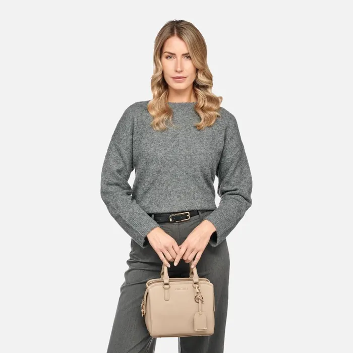 Woman Geox Bags ETHENI WOMAN Taupe Handbag Taupe