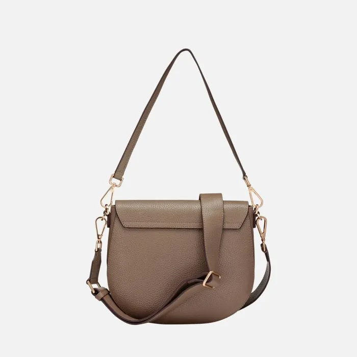 Woman Geox Bags FLAVIE WOMAN Taupe Crossbody Bag Taupe