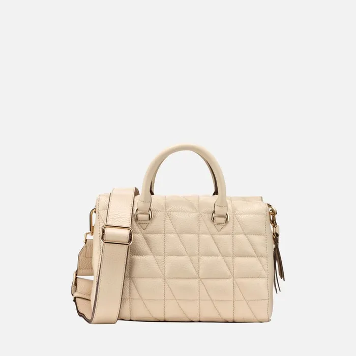 Woman Geox Bags SAFFIRIA WOMAN Off White Handbag Off White