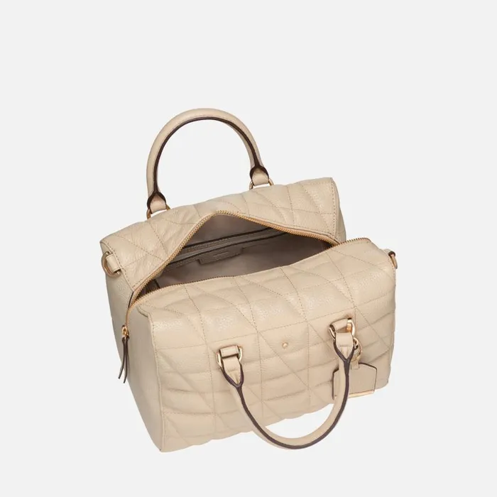 Woman Geox Bags SAFFIRIA WOMAN Off White Handbag Off White