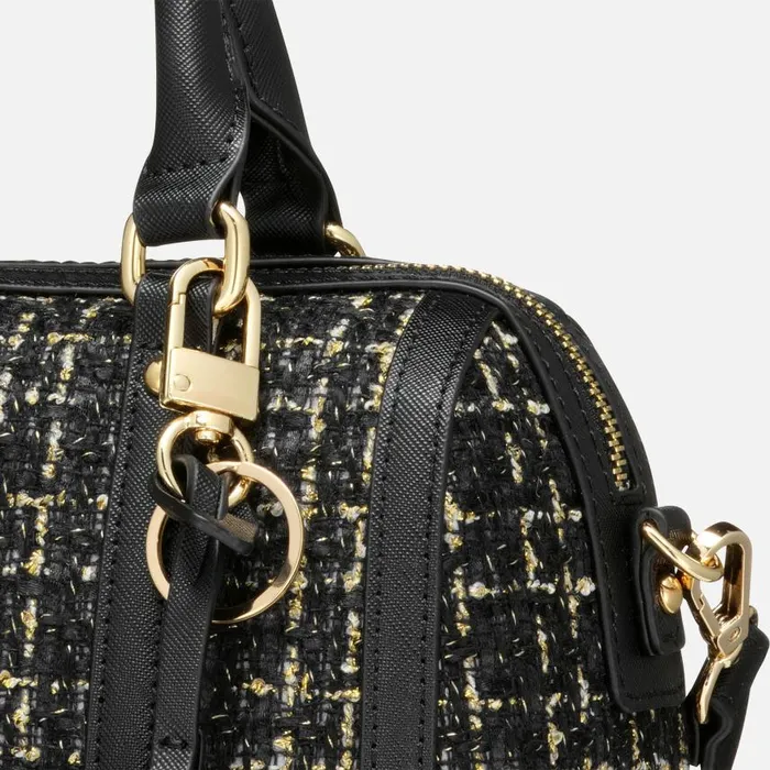 Woman Geox Bags ZENE S WOMAN BlackGold Handbag Blackgold