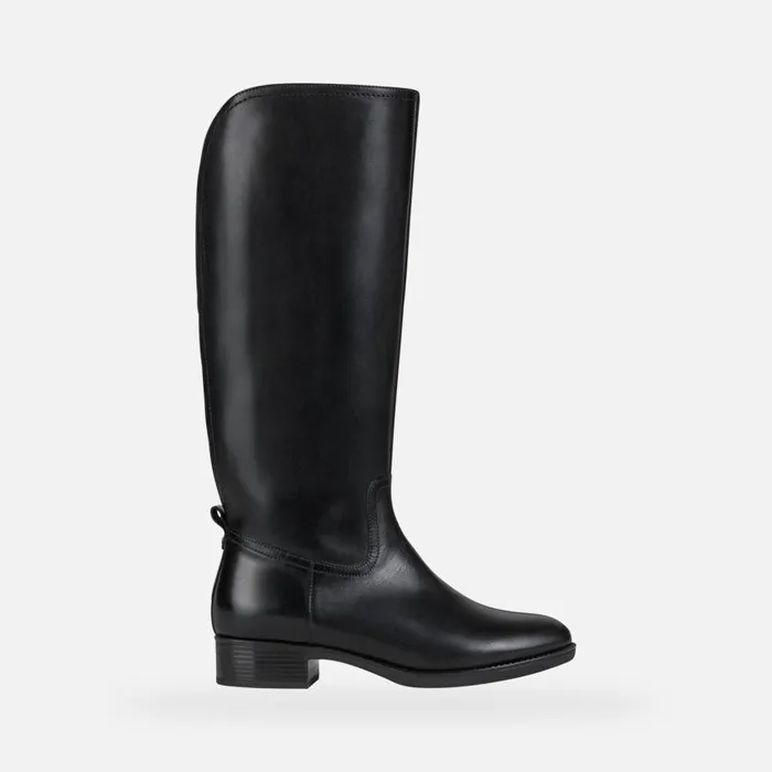 Woman Geox Boots FELICITY A High Boots Black Woman Geox Black