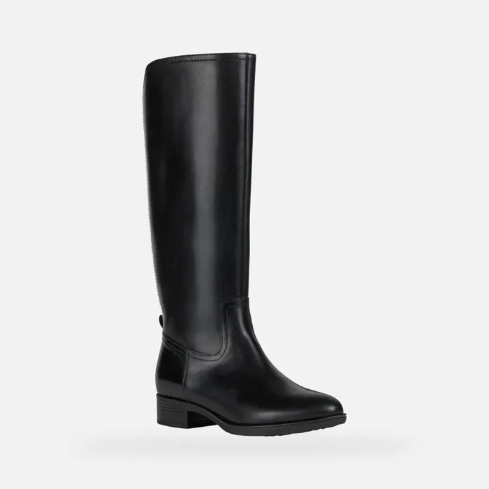 Woman Geox Boots FELICITY A High Boots Black Woman Geox Black