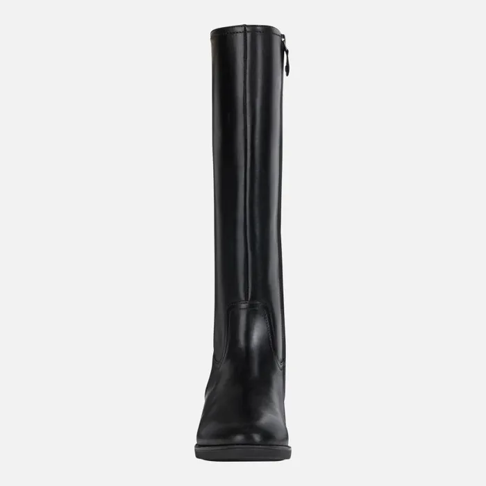 Woman Geox Boots FELICITY A High Boots Black Woman Geox Black