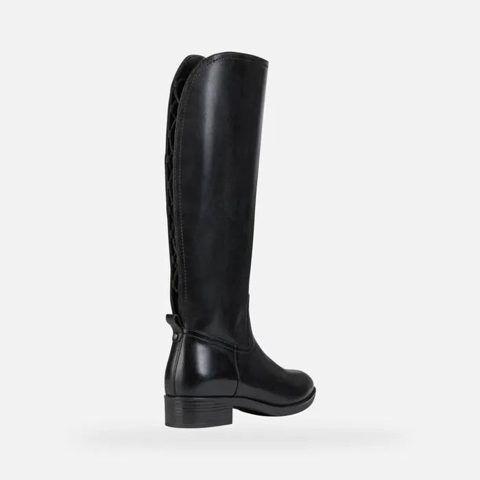 Woman Geox Boots FELICITY A High Boots Black Woman Geox Black