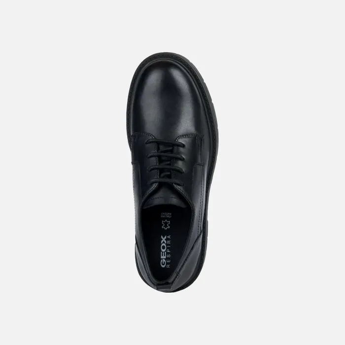 Woman Geox Lace Ups And Brogues SPHERICA EC7 H LaceUp Shoes Black Woman Geox Black