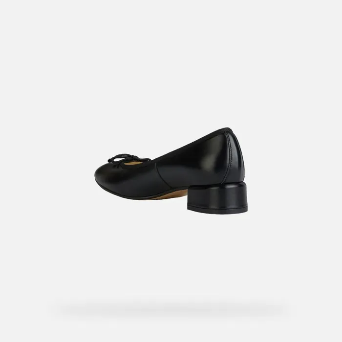 Woman Geox Pumps FLORETIA Women039s Black Low Heel Pumps Geox Black