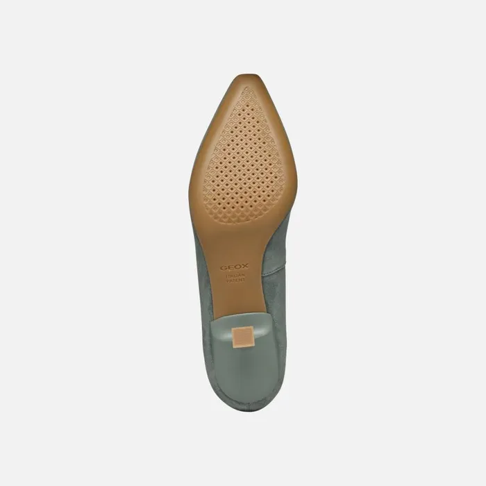 Woman Geox Pumps GISELDA R WOMAN Sage Medium Heel Pumps Sage