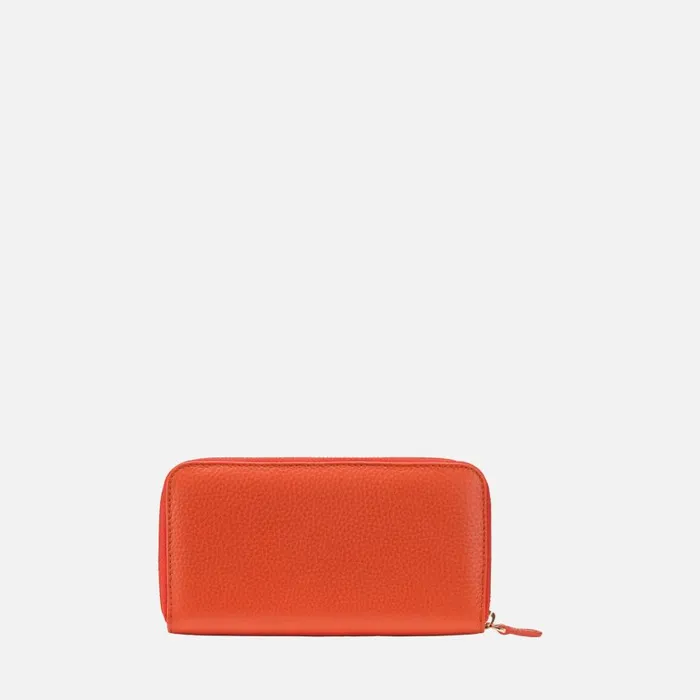Woman Geox Purses And Wallets WALLET WOMAN Orange Wallet Orange