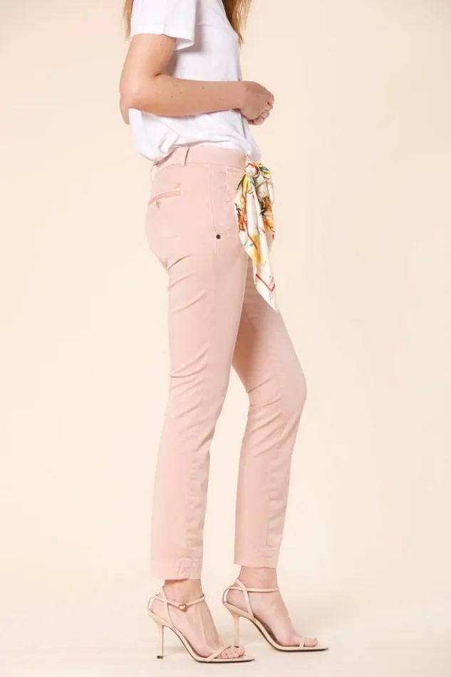 Woman Jaqueline Archivio Chino Pants In Gabardine Curvy Mason039s Pants