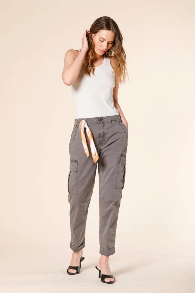 Woman Judy Archivio W Cargo Pants In Cotton Twill Icon Washes Relaxed Mason039s Pants