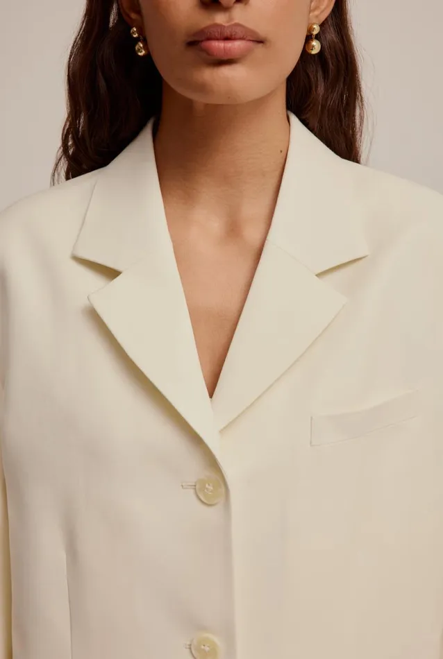 Woman Venroy Blazers and Jackets Oversized Tailored Wool Blazer