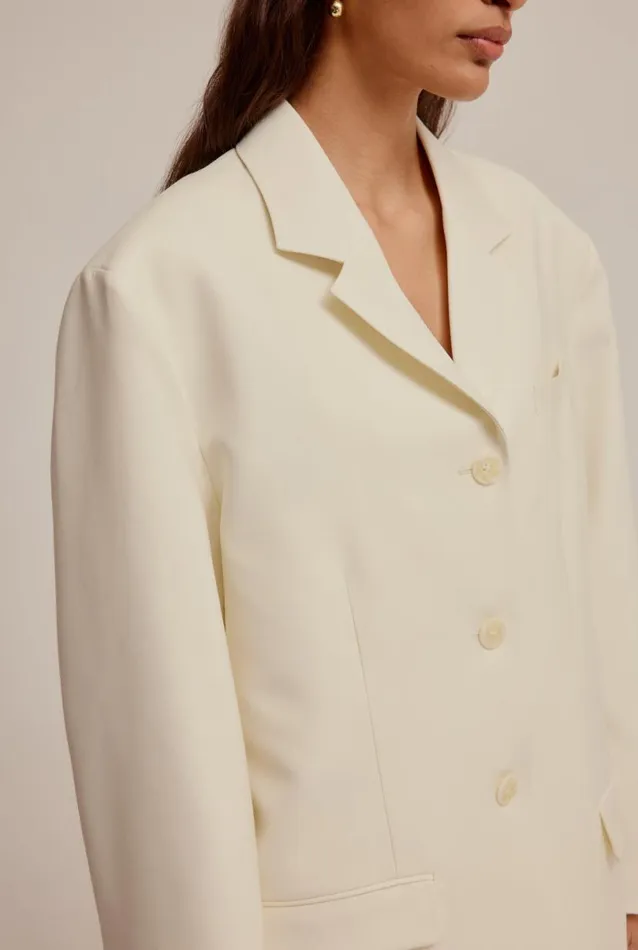 Woman Venroy Blazers and Jackets Oversized Tailored Wool Blazer