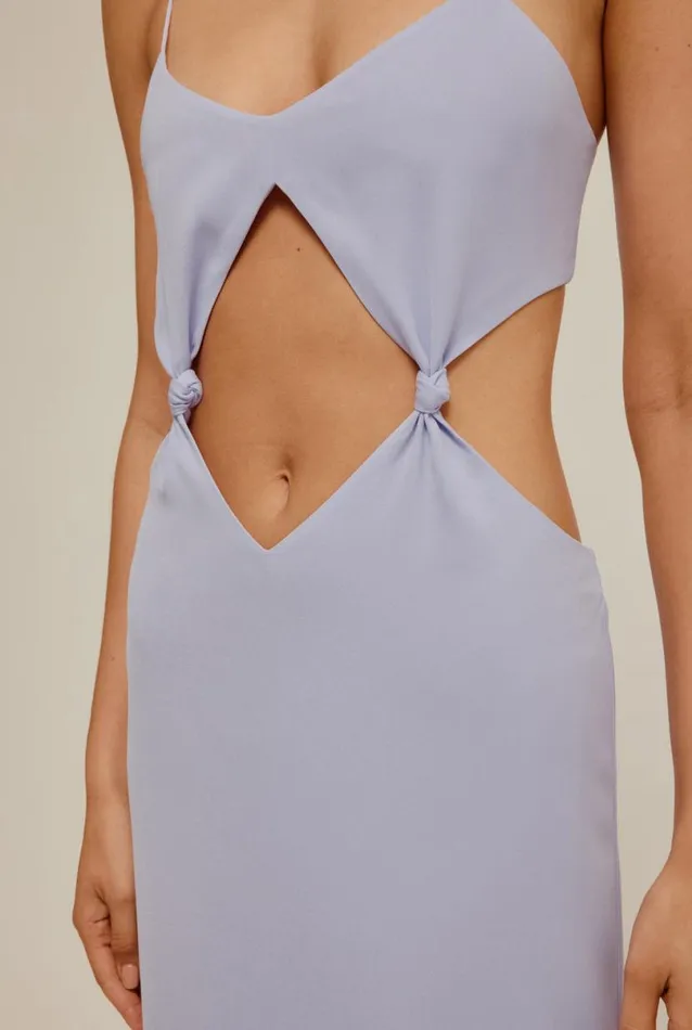 Woman Venroy Dresses Knotted Cut Out Dress