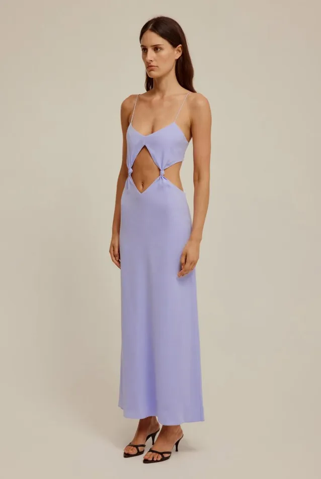 Woman Venroy Dresses Knotted Cut Out Dress