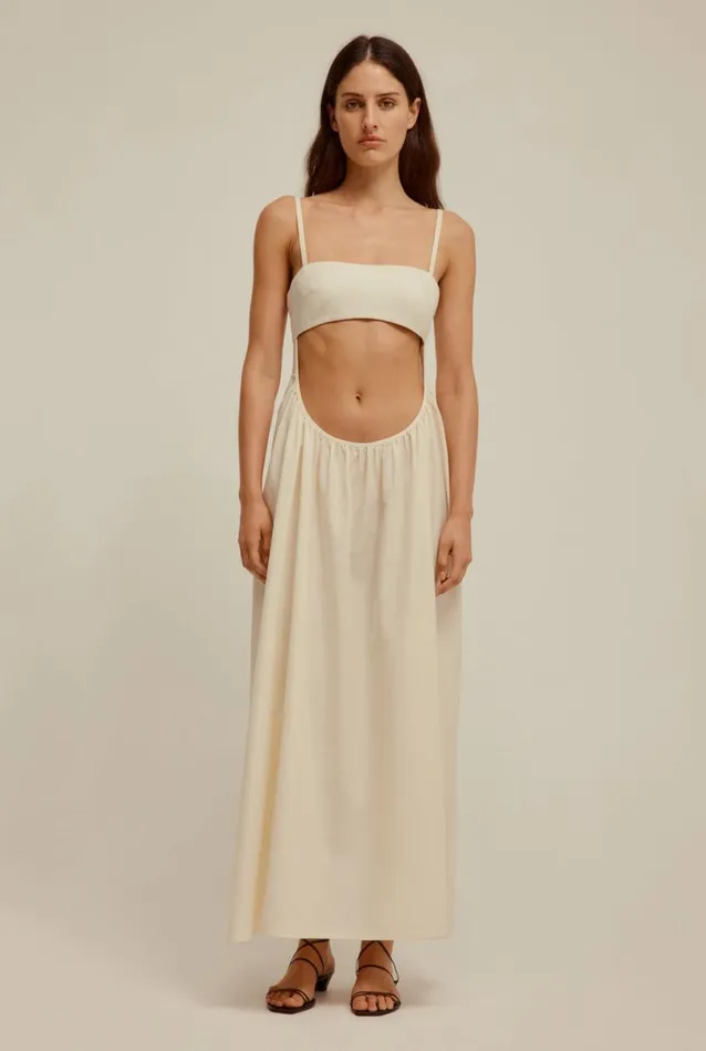 Woman Venroy Dresses Scoop Cut Out Maxi Dress