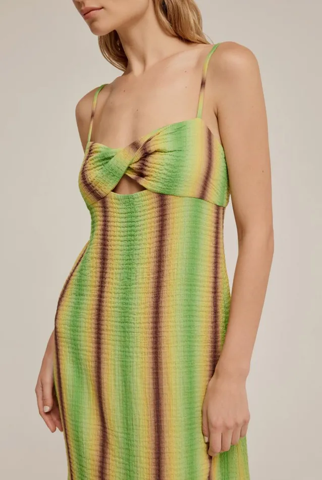 Woman Venroy Dresses Twist Bodice Midi Dress