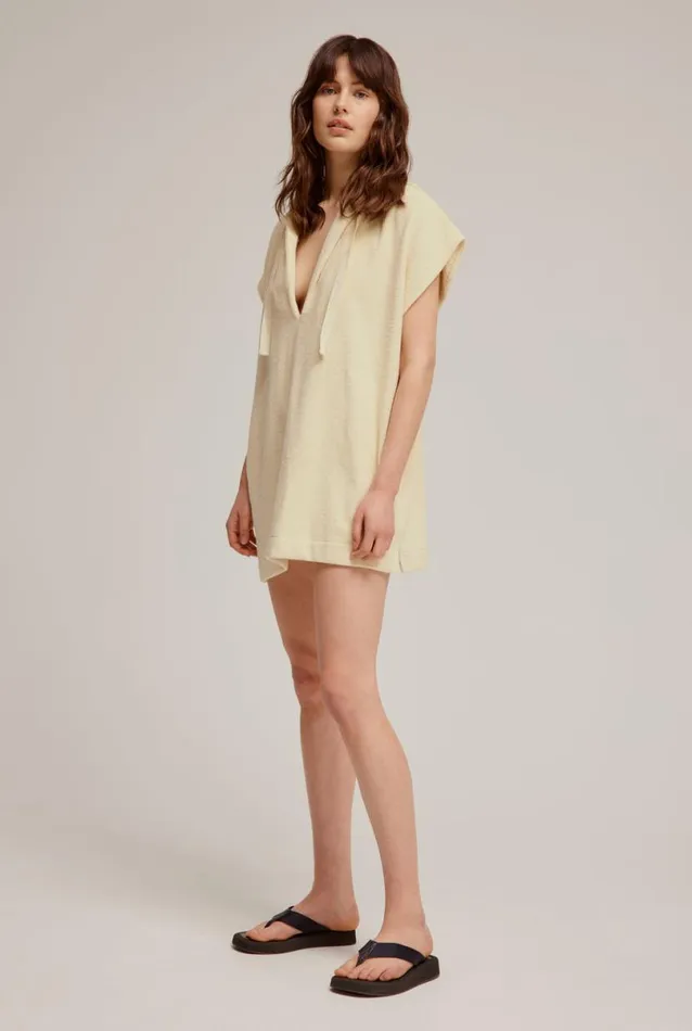 Woman Venroy Dresses Woven Terry Hooded Poncho
