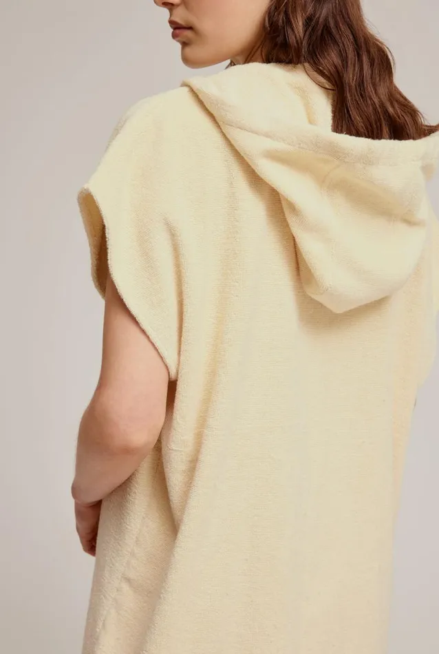 Woman Venroy Dresses Woven Terry Hooded Poncho