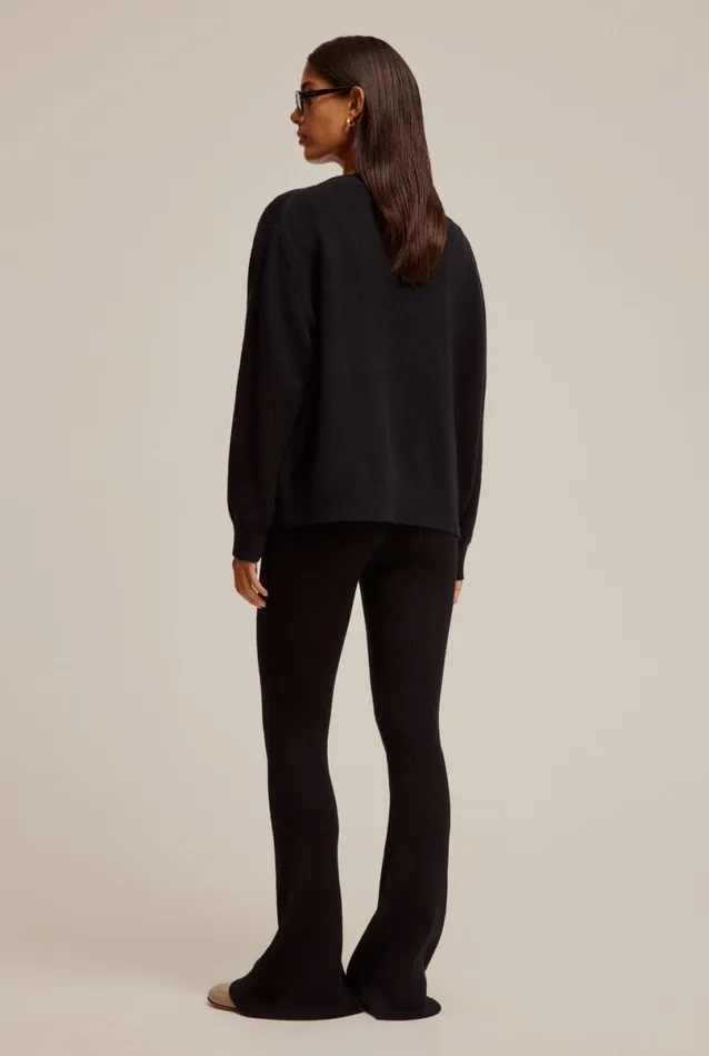 Woman Venroy Pants Rib Knitted Pant