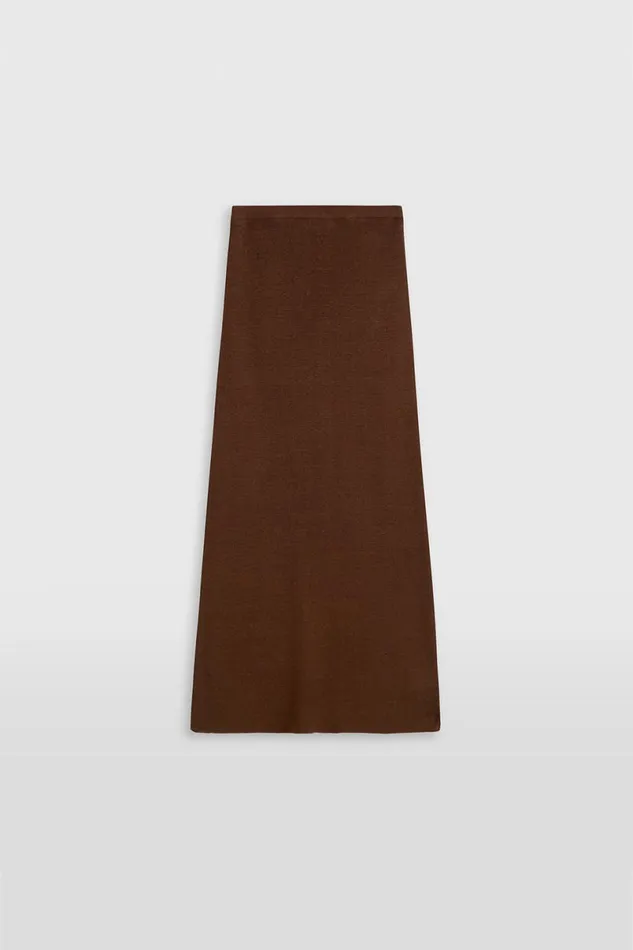 Woman Venroy Skirts Rib Knitted Skirt