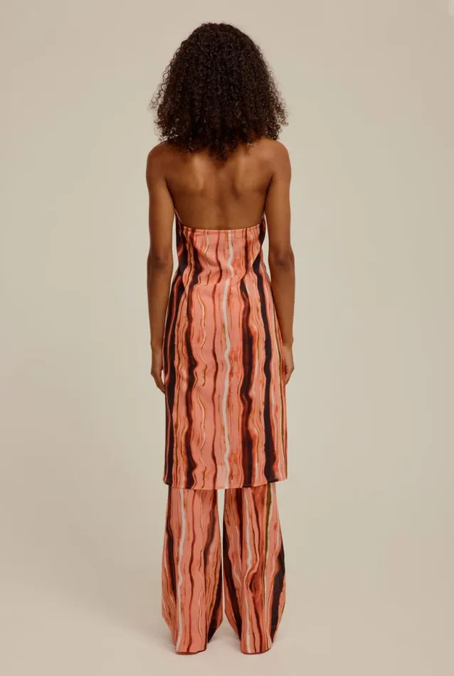 Woman Venroy Tops Crinkle Cotton Halter Vest