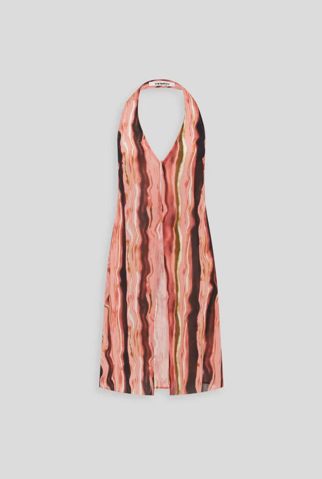 Woman Venroy Tops Crinkle Cotton Halter Vest