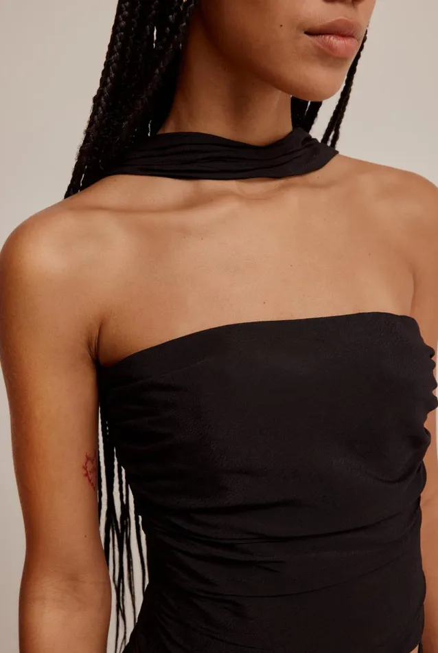 Woman Venroy Tops Reverse Halter Top
