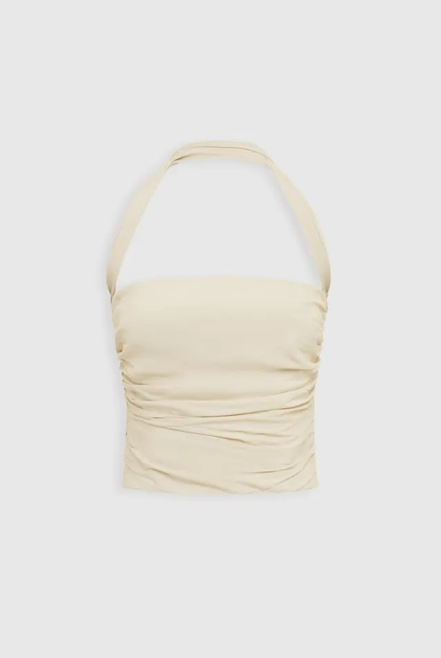Woman Venroy Tops Reverse Halter Top