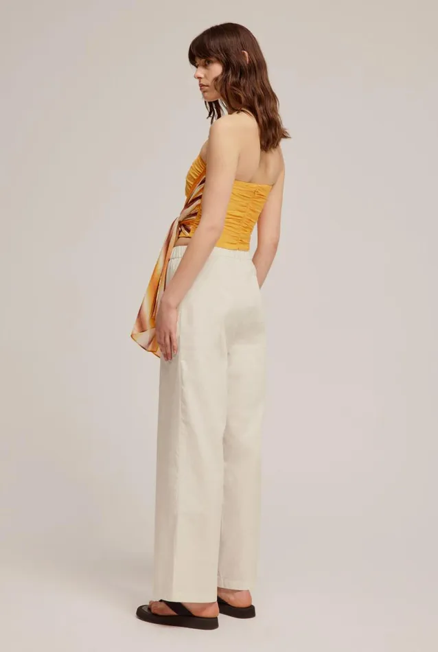Woman Venroy Tops Strapless Tie Front Bodice