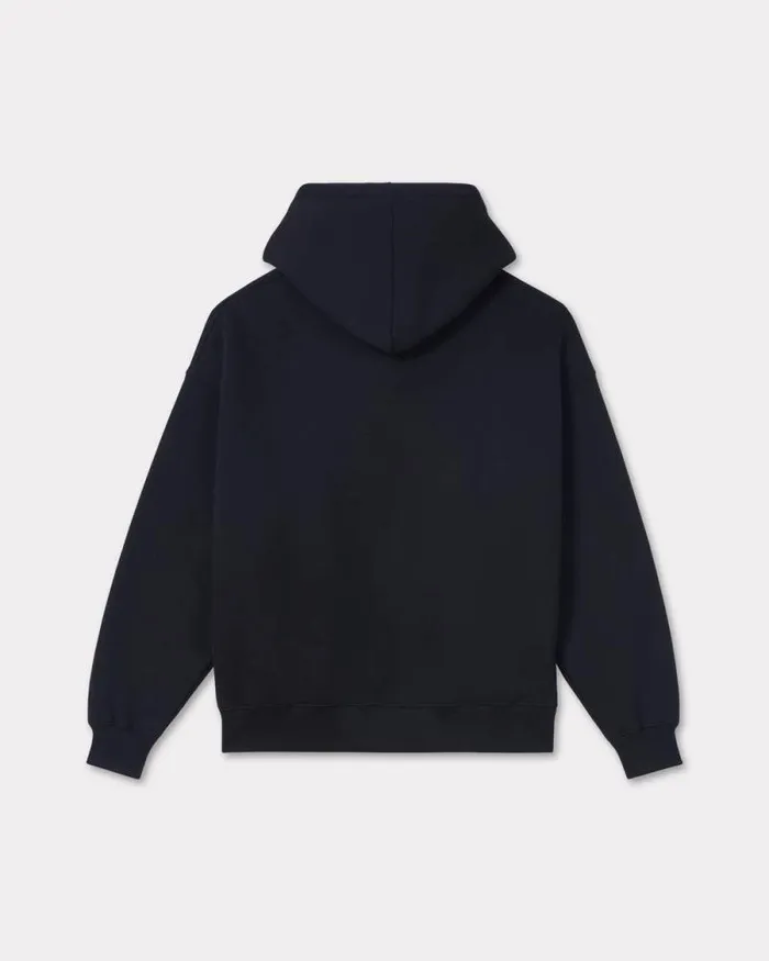 Women 039Boke Flower 20039 Oversized Embroidered Hoodie In Cotton Black Kenzo Sweatshirts And Hoodies