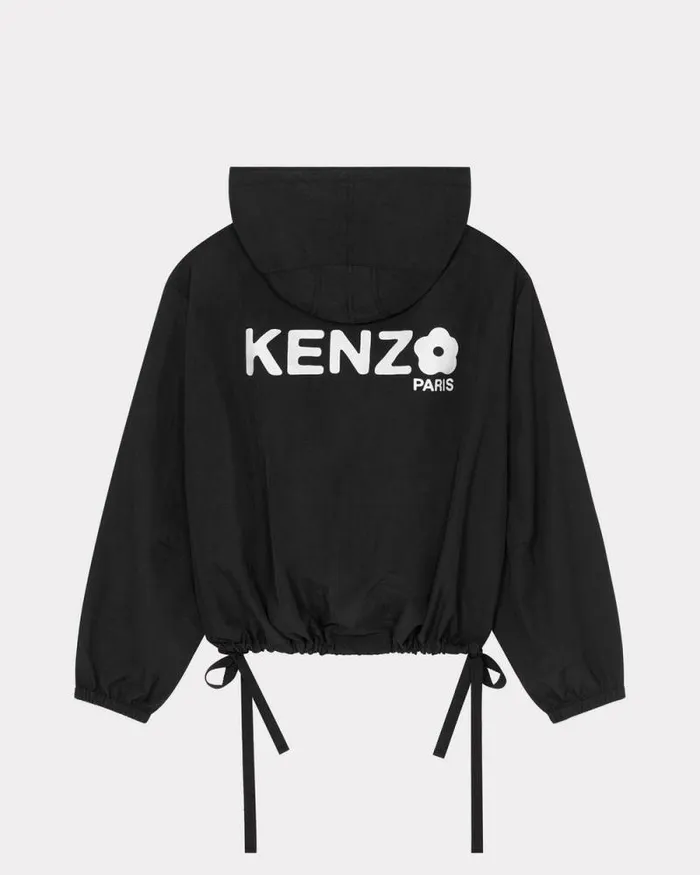 Women 039Boke Flower 20039 Windbreaker Black Kenzo Jackets And Coats