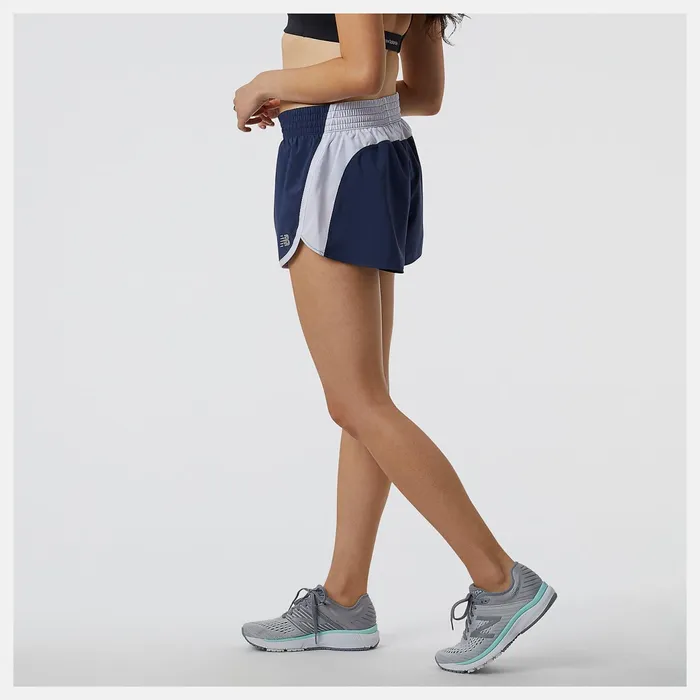 Women Accelerate 25 Inch Short Natural Indigo New Balance Shorts