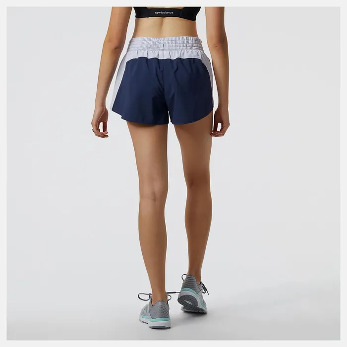 Women Accelerate 25 Inch Short Natural Indigo New Balance Shorts