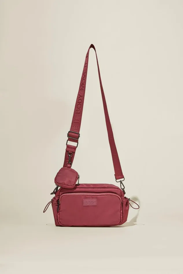 Women Active Accessories Cotton On Active Essentials Crossbody Bag Dark Oak