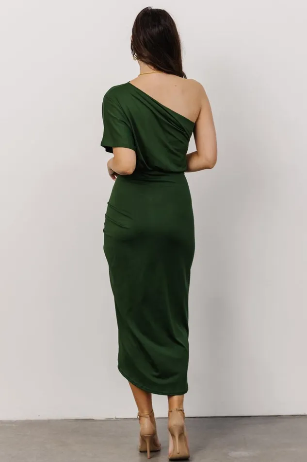 Women Addison Midi Dress Green Baltic Born Midi Dresses Women Addison Midi Dress Green Baltic Born Midi Dresses