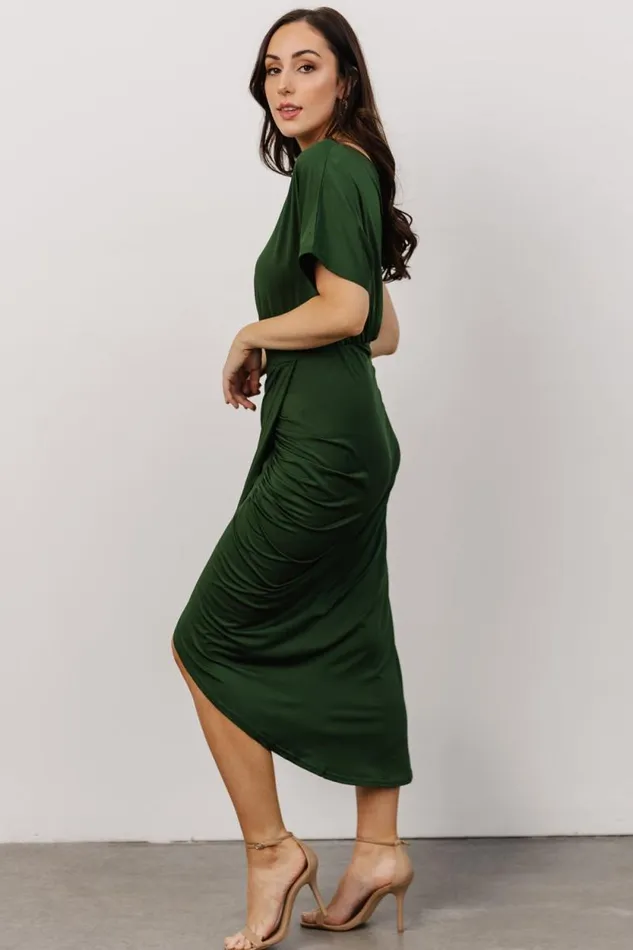 Women Addison Midi Dress Green Baltic Born Midi Dresses Women Addison Midi Dress Green Baltic Born Midi Dresses