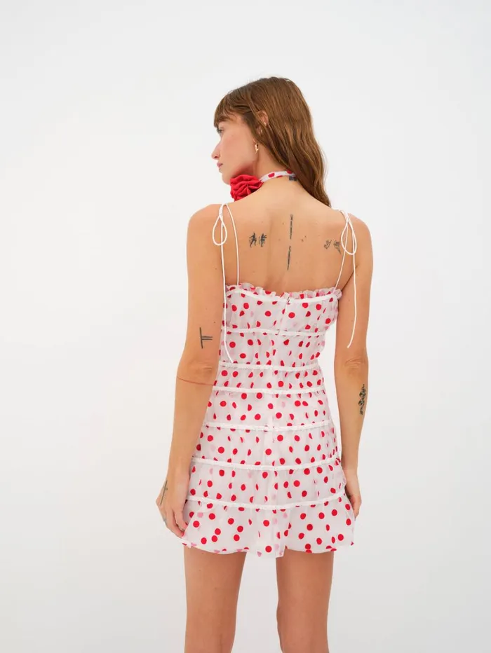Women Agata Mini Dress Red For Love and Lemons Dresses Women Agata Mini Dress Red For Love and Lemons Dresses