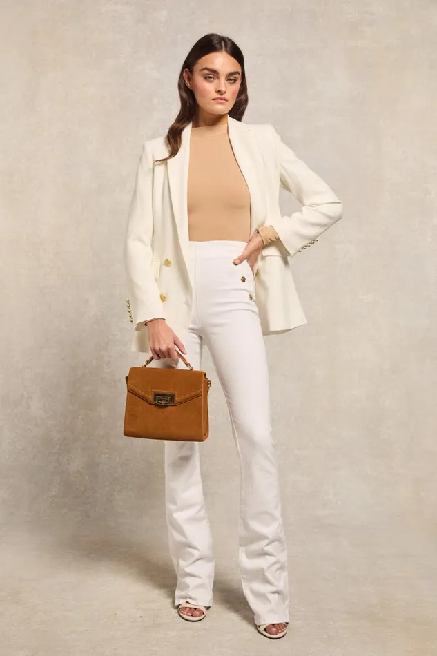 Women Amoria Flared Jean White Holland Cooper Jeans