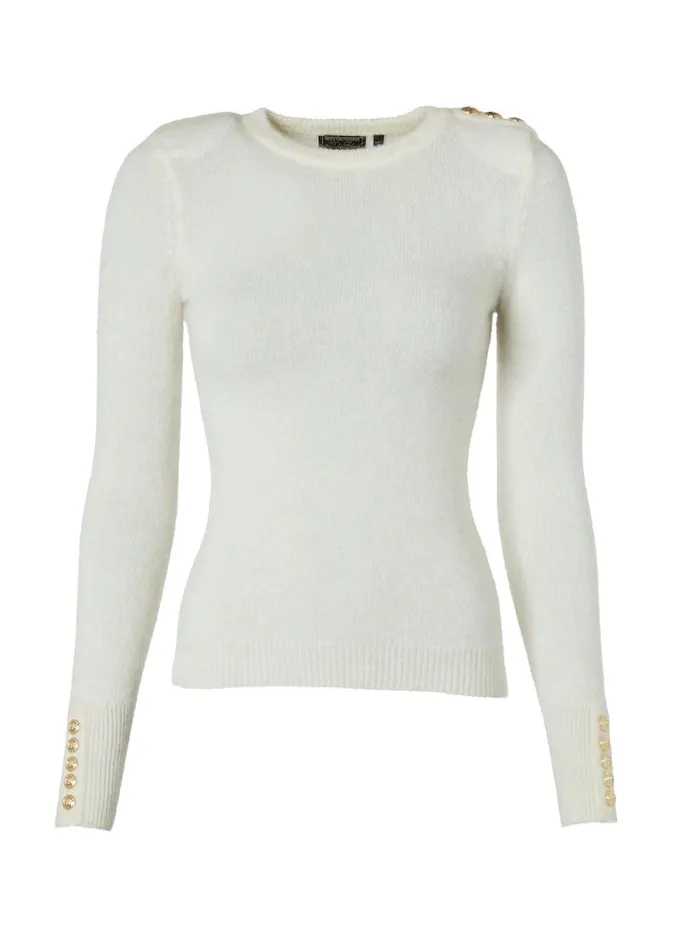Women Amy Crew Neck Knit Natural Holland Cooper Knitwear Women Amy Crew Neck Knit Natural Holland Cooper Knitwear