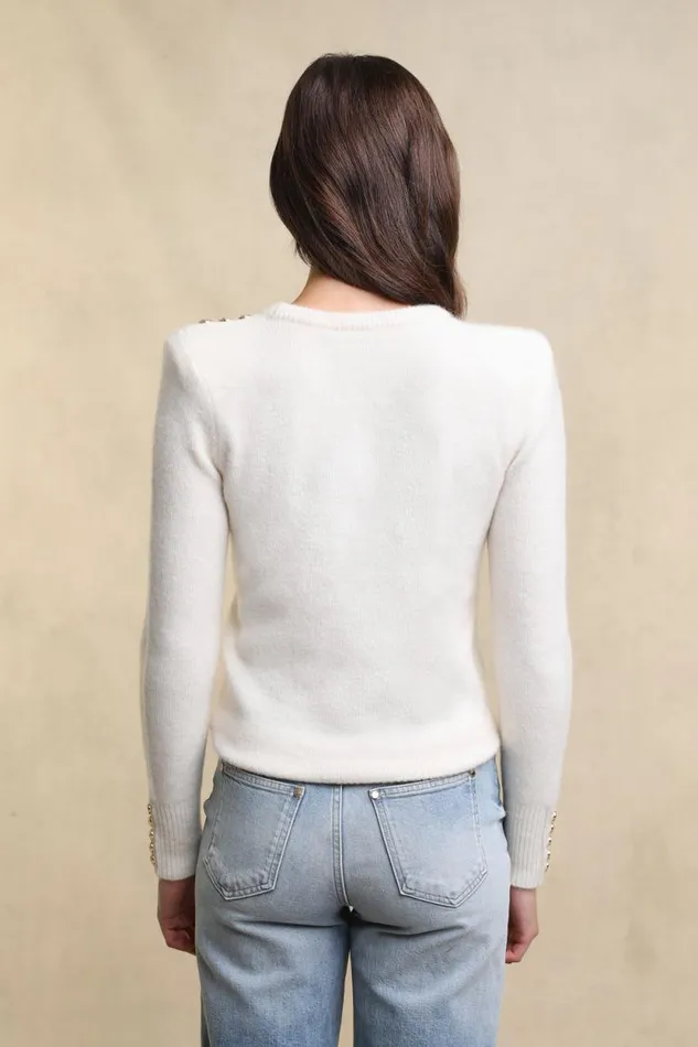 Women Amy Crew Neck Knit Natural Holland Cooper Knitwear Women Amy Crew Neck Knit Natural Holland Cooper Knitwear