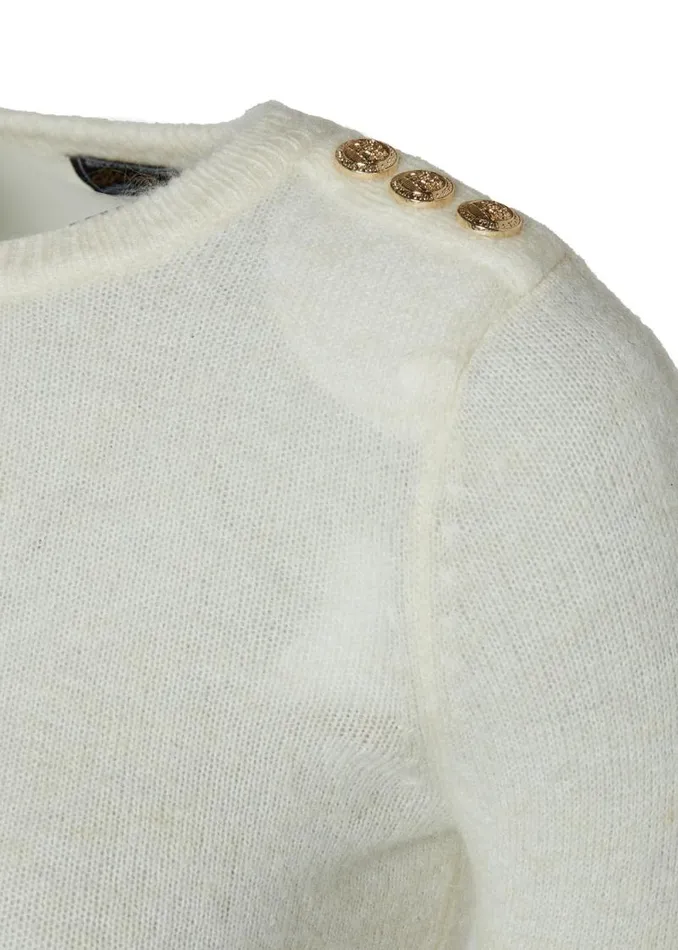 Women Amy Crew Neck Knit Natural Holland Cooper Knitwear Women Amy Crew Neck Knit Natural Holland Cooper Knitwear