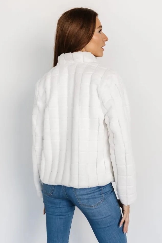 Women Andrews Faux Fur Jacket Off White Baltic Born Outerwear