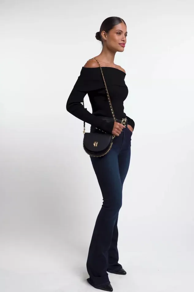 Women Bardot Knit Black Holland Cooper Knitwear Women Bardot Knit Black Holland Cooper Knitwear